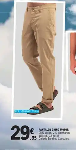 E.Leclerc Pantalon chino motor offre