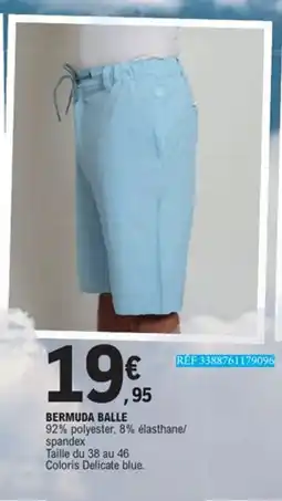E.Leclerc Bermuda balle offre