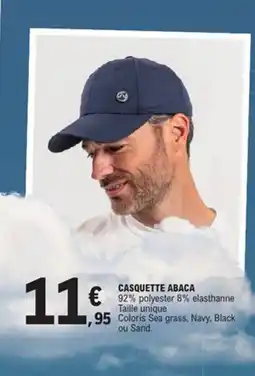 E.Leclerc Casquette abaca offre