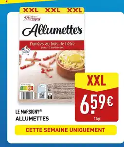 ALDI LE MARSIGNY Allumettes offre