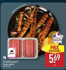 ALDI 18 chipolatas offre