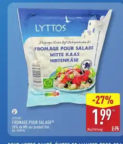 ALDI LYTTOS Fromage pour salade offre
