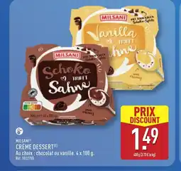 ALDI MILSANI Crème dessert offre