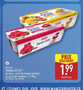 ALDI MILSANI Panna cotta offre