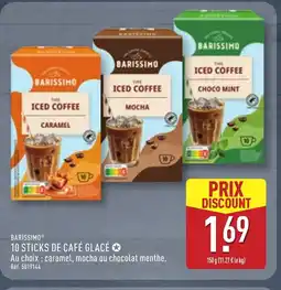 ALDI BARISSIMO 10 sticks de café glacé offre