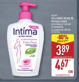 ALDI INTIMA Gel lavant intime offre