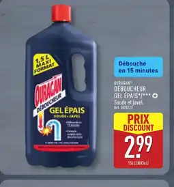 ALDI OURAGAN Déboucheur gel épais offre