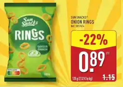 ALDI SUN SNACKS Onions rings offre