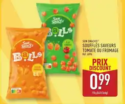 ALDI SUN SNACKS Soufflés saveurs tomate ou fromage offre