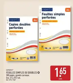 ALDI EXPERTIZ Feuilles simples ou doubles offre