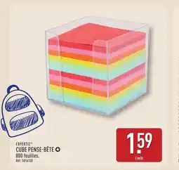 ALDI EXPERTIZ Cube pense-bête offre