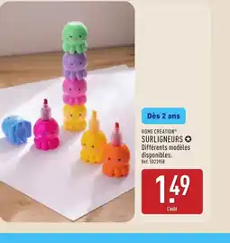 ALDI HOME CREATION surligneurs offre