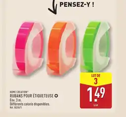 ALDI HOME CREATION Rubans pour étiqueteuse offre