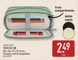 ALDI LIVE IN STYLE Trousse offre