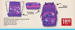 ALDI LIVE IN STYLE Sac à dos scolaire, trousse et sac de sport offre