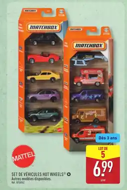 ALDI Set de véhicules hot wheels offre