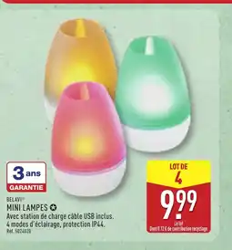 ALDI BELAVI Mini lampes offre