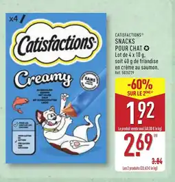 ALDI CATISFACTIONS Snacks pour chat offre