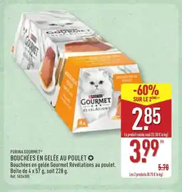 ALDI PURINA GOURMET Bouchées en gelée au poulet offre
