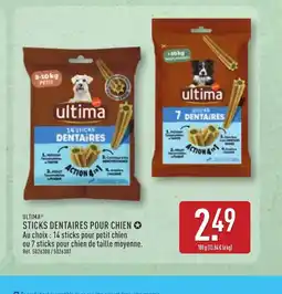 ALDI ULTIMA Sticks dentaires pour chien offre
