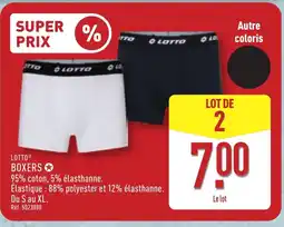 ALDI LOTTO Boxers offre
