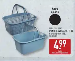 ALDI HOME CREATION Panier avec anses offre