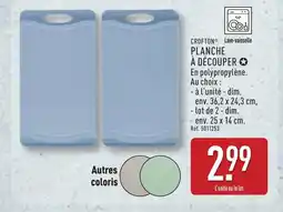 ALDI CROFTON Planche à découper offre