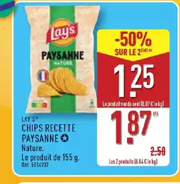 ALDI LAY'S Chips recette paysanne offre