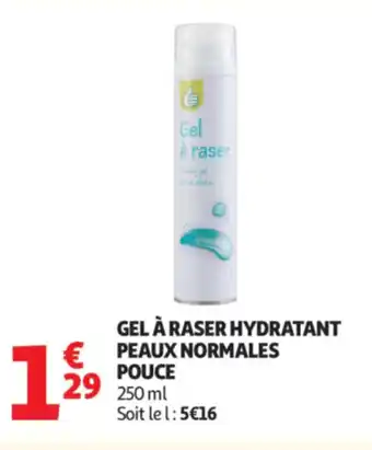 Gel à raser hydratant peaux normales