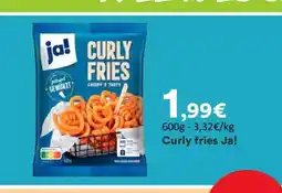 Hmarket JA! Curly fries offre