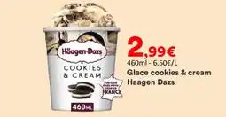 Hmarket HAAGEN DAZS Glace cookies & cream offre