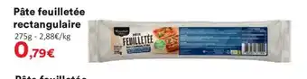 Hmarket Pâte feuilletée rectangulaire offre