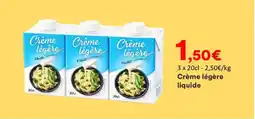Hmarket Crème légère liquide offre