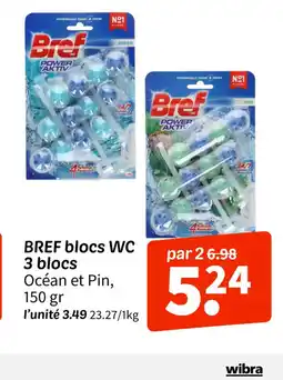 Wibra BREF blocs WC 3 blocs offre