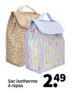 Wibra Sac isotherme à repas offre