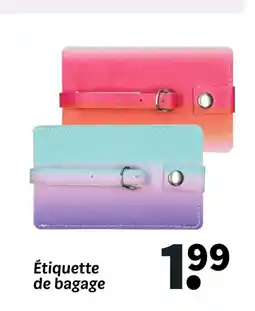 Wibra Étiquette de bagage offre