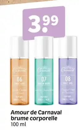 Wibra Amour de Carnaval brume corporelle offre