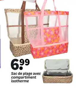 Wibra Sac de plage avec compartiment isotherme offre