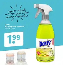 Wibra DASTY spray liquide vaisselle offre