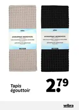 Wibra Tapis égouttoir offre