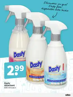 Wibra DASTY détachant offre