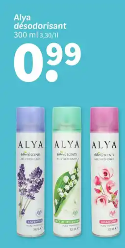 Wibra ALYA désodorisant offre