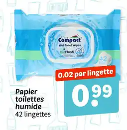 Wibra Papier toilettes humide offre