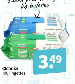 Wibra Cleanizi 100 lingettes offre