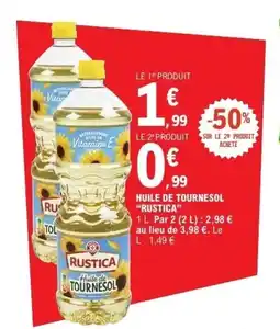 E.Leclerc RUSTICA Huile de tournesol offre