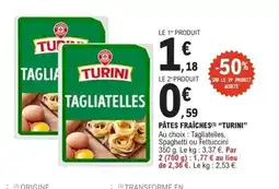 E.Leclerc TURINI Pâtes fraîches offre
