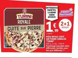 E.Leclerc TURINI Pizza royale cuite sur pierre surgelée offre