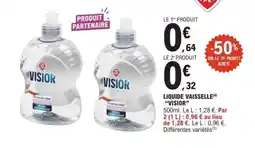E.Leclerc VISIOR Liquide vaisselle offre