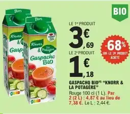 E.Leclerc KNORR & LA POTAGÈRE Gaspacho bio offre