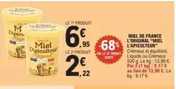 E.Leclerc MIEL L'APICULTEUR Miel de france l'original offre